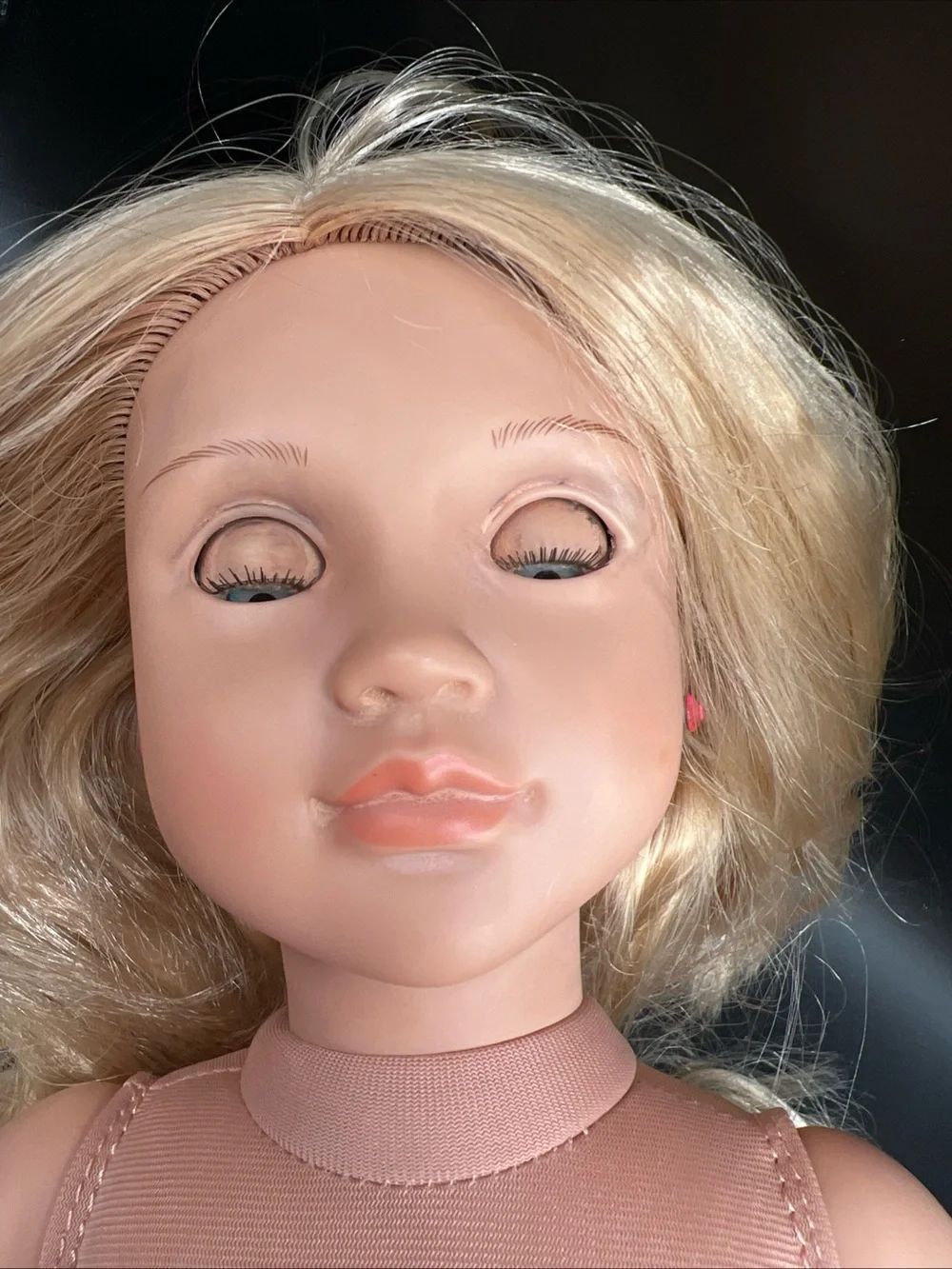 Our Generation 18” Doll Blonde Hair Blue Eyes Toy Extra Clothes Shoes